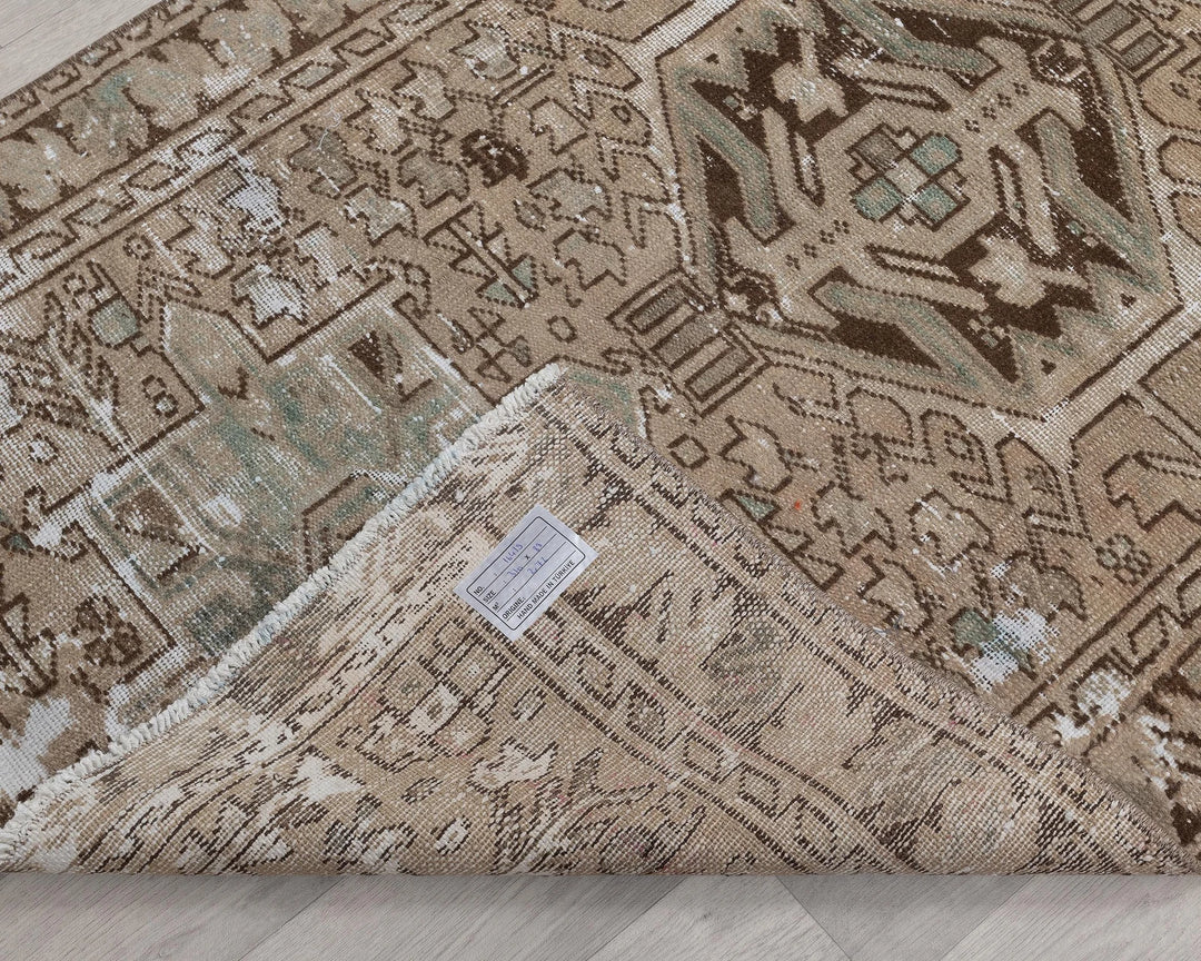 Multicolor Turkish Oushak Rug 2'11" x 10'2" Hand-Knotted | No. VR92397