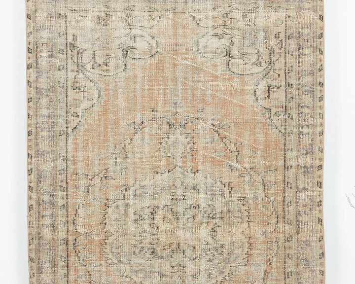 Multicolor Turkish Oushak Rug 4'6" x 7'2" Hand-Knotted | No. VR92533