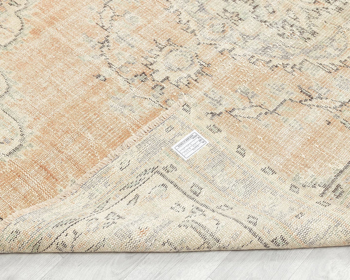 Multicolor Turkish Oushak Rug 4'6" x 7'2" Hand-Knotted | No. VR92533