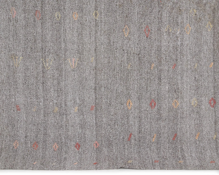 Gray Kilim Rug 6' 1" x 7' 2" | No. VR92845