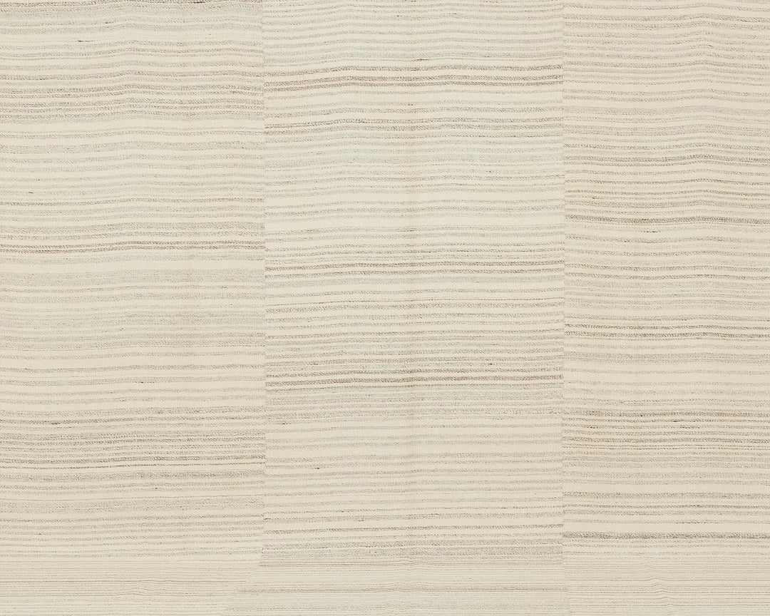 Beige Turkish Kilim Rug 10' 2" x 13' 5" Flat-Weave | No. VR92908