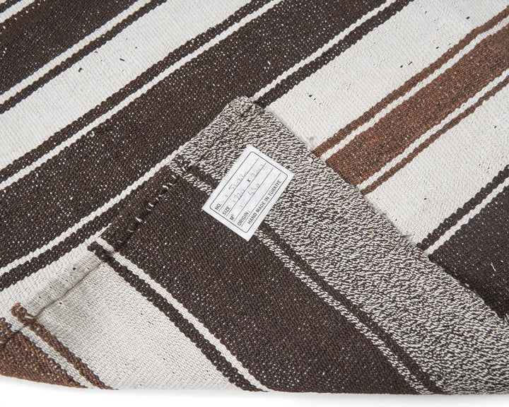Multicolor Turkish Kilim Rug 6'7" x 7'3" Flat-Weave | No. VR92948