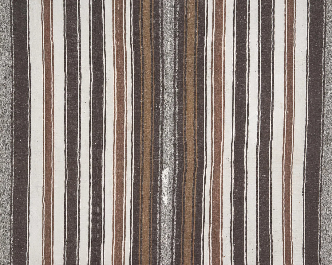 Multicolor Turkish Kilim Rug 6'7" x 7'3" Flat-Weave | No. VR92948