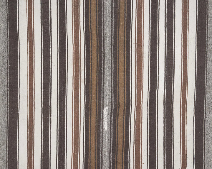 Multicolor Turkish Kilim Rug 6'7" x 7'3" Flat-Weave | No. VR92948