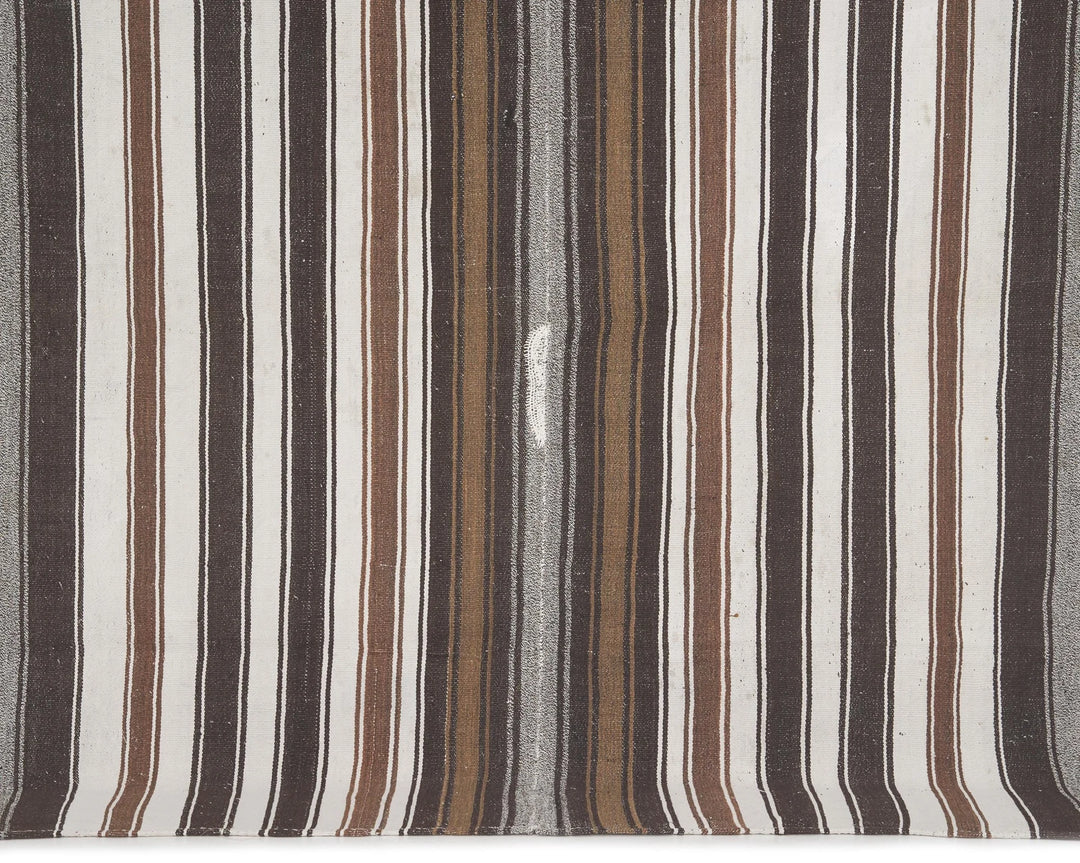 Multicolor Turkish Kilim Rug 6'7" x 7'3" Flat-Weave | No. VR92948