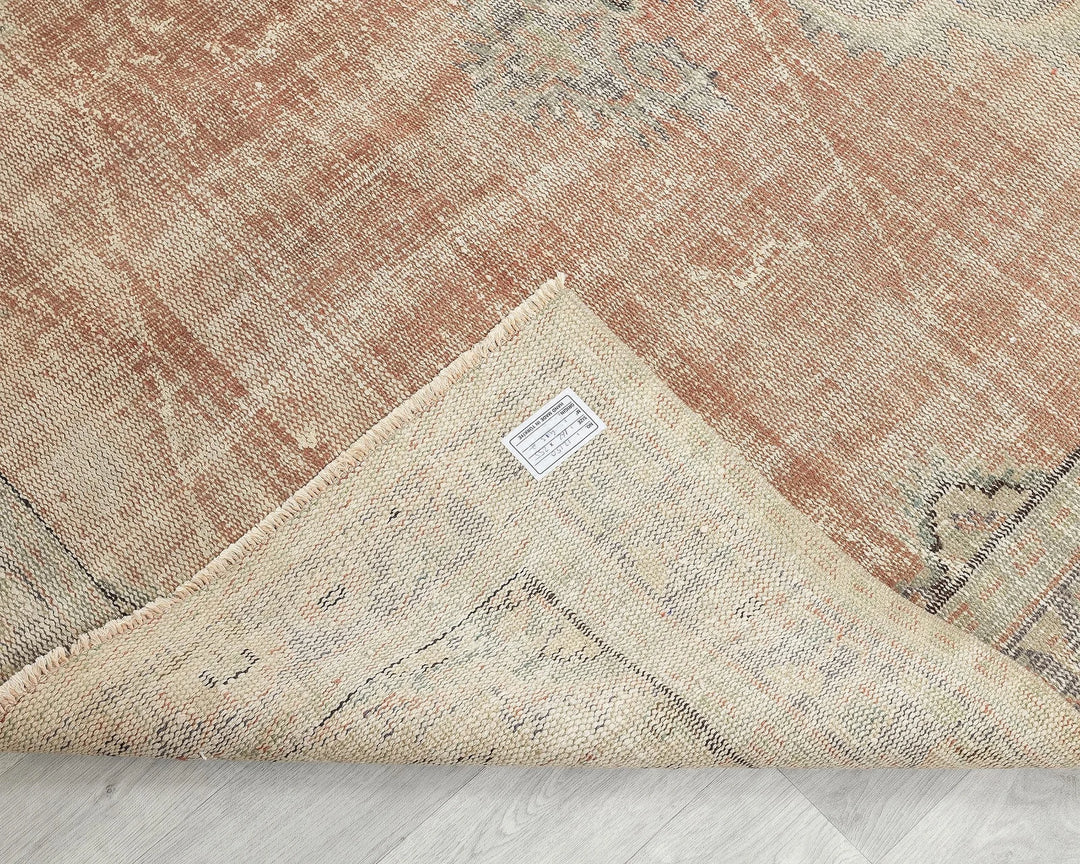 Multicolor Turkish Oushak Rug 5' 4" x 8' 5" Hand-Knotted | No. VR93101
