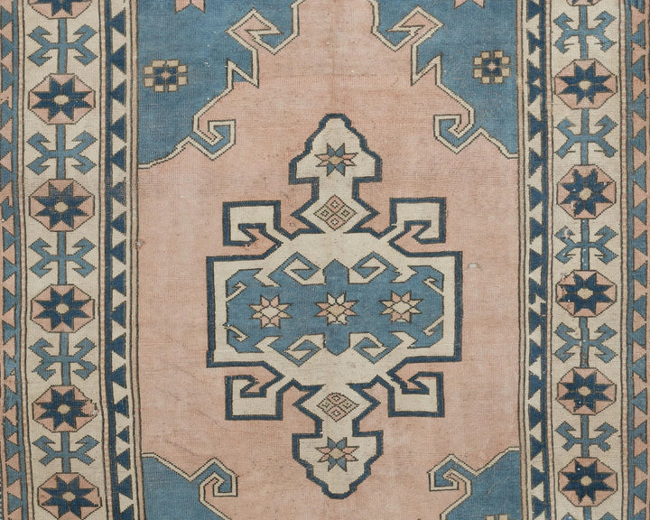 Multicolor Turkish Oushak Rug 8' 2" x 5' 7" Hand-Knotted | No. VR93235