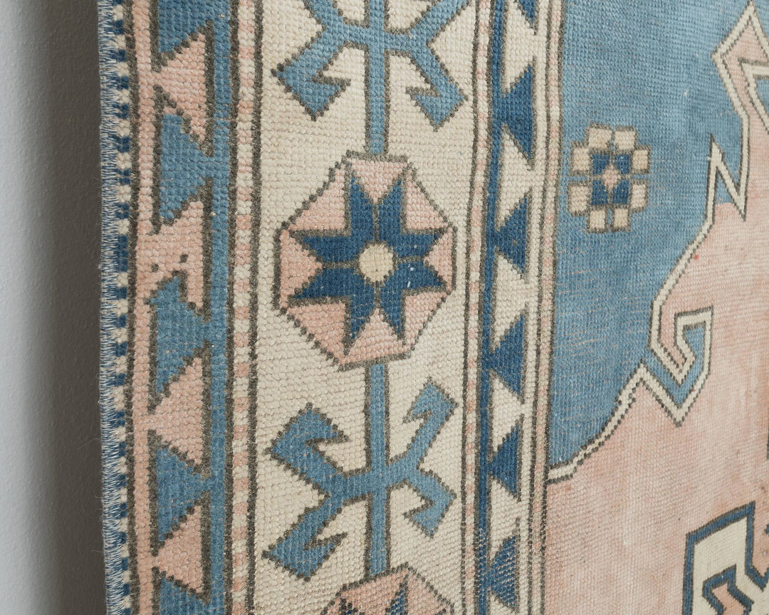 Multicolor Turkish Oushak Rug 8' 2" x 5' 7" Hand-Knotted | No. VR93235