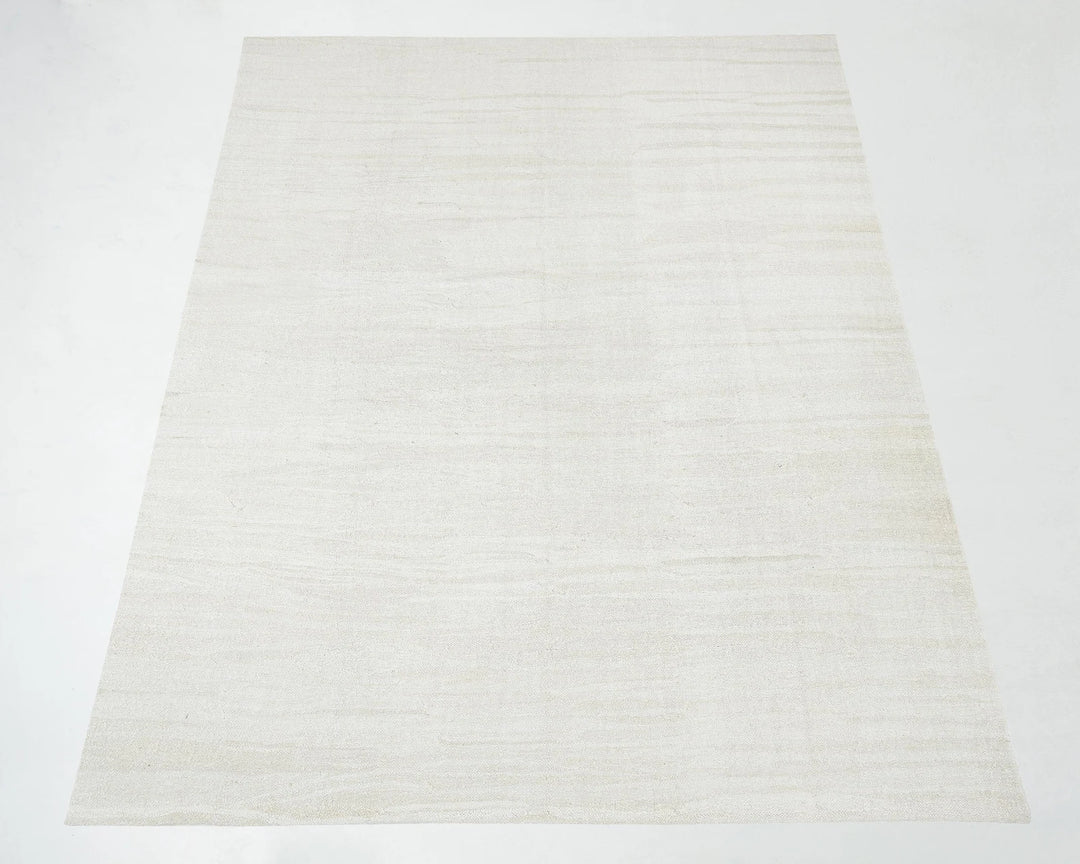 Ivory Turkish Kilim Rug 8'10" x 11'4" Flat-Weave | No. VR93237