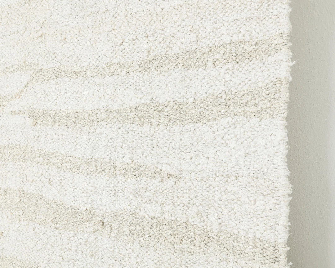 Ivory Turkish Kilim Rug 8'10" x 11'4" Flat-Weave | No. VR93237
