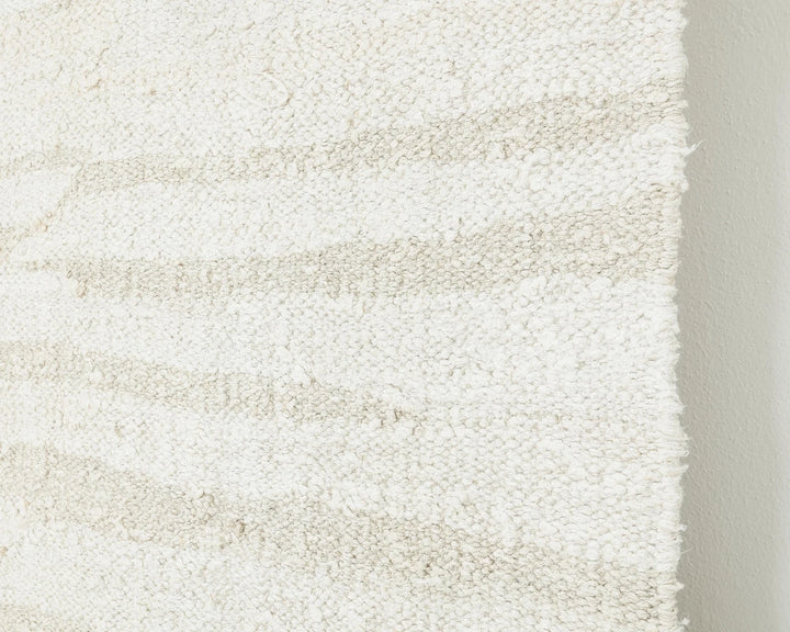 Ivory Turkish Kilim Rug 8'10" x 11'4" Flat-Weave | No. VR93237