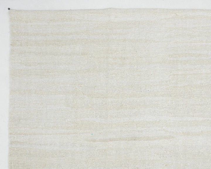 Ivory Turkish Kilim Rug 8'10" x 11'4" Flat-Weave | No. VR93237