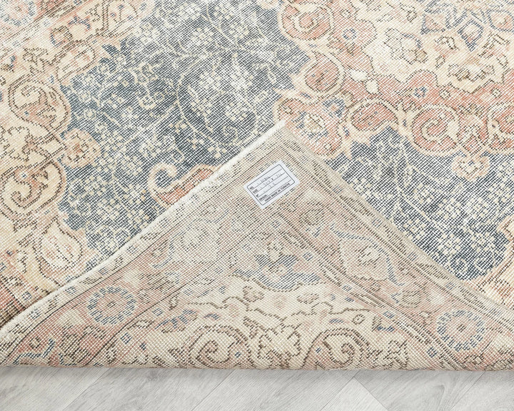 Blue Turkish Oushak Rug 3' 8" x 6' 10" Hand-Knotted | No. VR93331