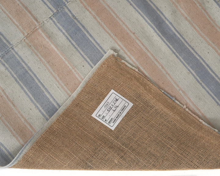 Multicolor Turkish Kilim Rug 5'5" x 10'1" Flat-Weave view 9