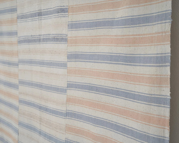Multicolor Turkish Kilim Rug 5'5" x 10'1" Flat-Weave close-up