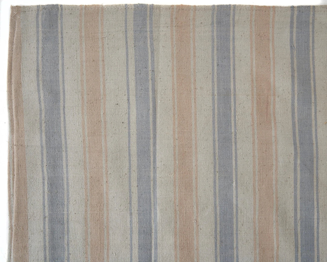 Multicolor Turkish Kilim Rug 5'5" x 10'1" Flat-Weave field
