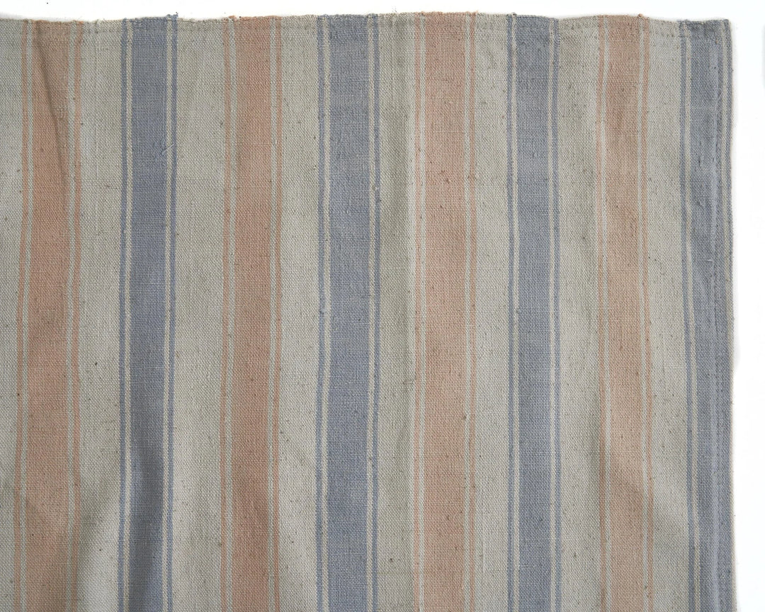 Multicolor Turkish Kilim Rug 5'5" x 10'1" Flat-Weave texture