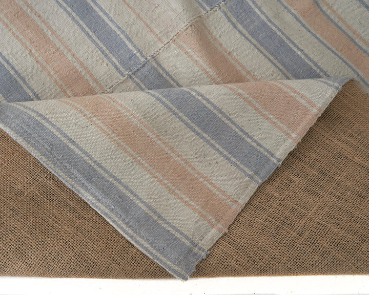 Multicolor Turkish Kilim Rug 5'5" x 10'1" Flat-Weave reverse
