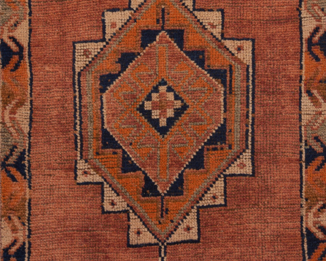 Multicolor Turkish Oushak Rug 3' 2" x 11' 8" Hand-Knotted | No. VR93779