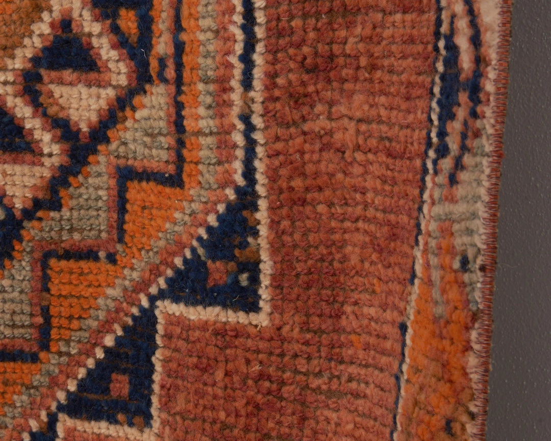 Multicolor Turkish Oushak Rug 3' 2" x 11' 8" Hand-Knotted | No. VR93779