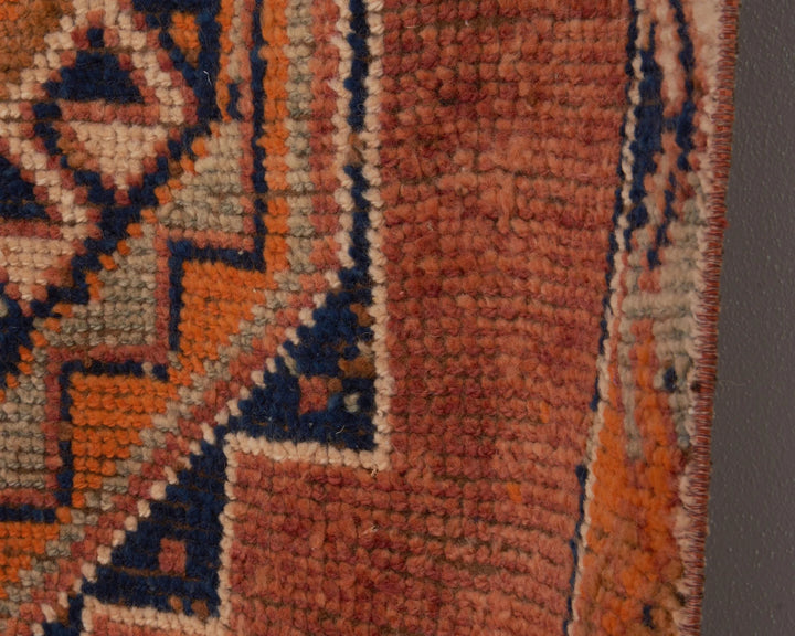 Multicolor Turkish Oushak Rug 3' 2" x 11' 8" Hand-Knotted | No. VR93779