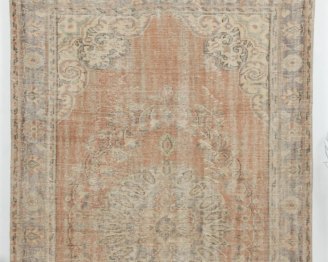 Multicolor Turkish Oushak Rug 5' 11" x 9' 7" Hand-Knotted | No. VR93882