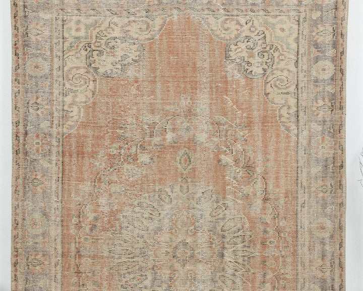 Multicolor Turkish Oushak Rug 5' 11" x 9' 7" Hand-Knotted | No. VR93882