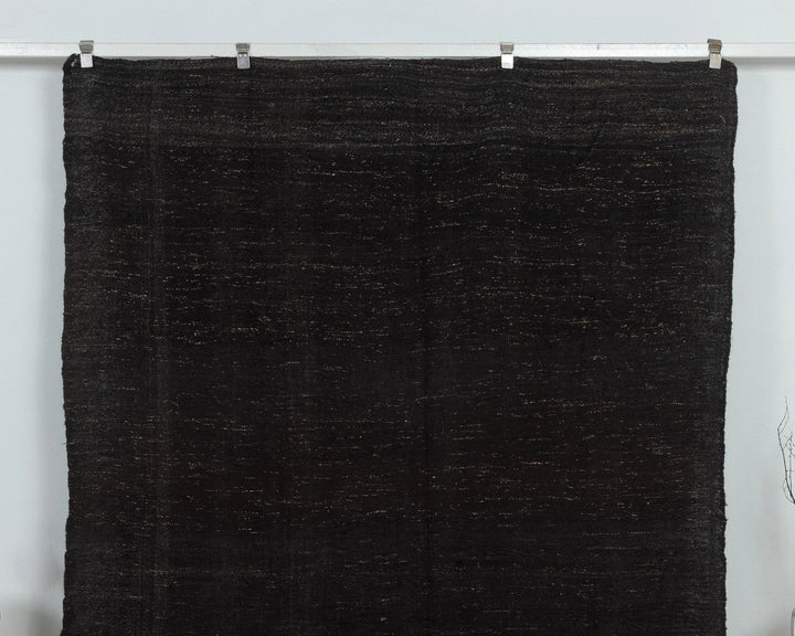 Brown Kilim Rug 6' 7" x 9' 2" | No. VR93904