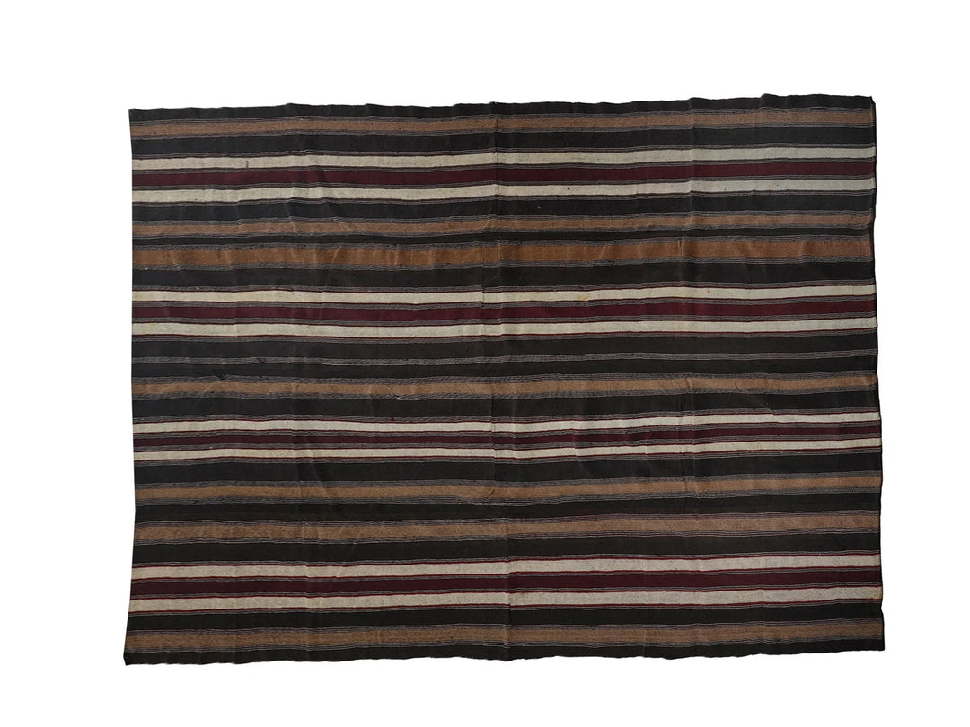 Multicolor Turkish Kilim Rug 9' 2" x 13' Flat-Weave | No. VR93927