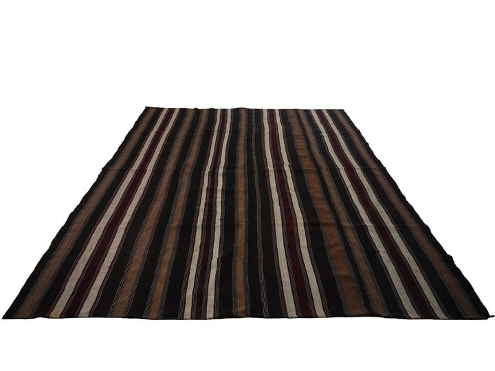 Multicolor Turkish Kilim Rug 9' 2" x 13' Flat-Weave | No. VR93927