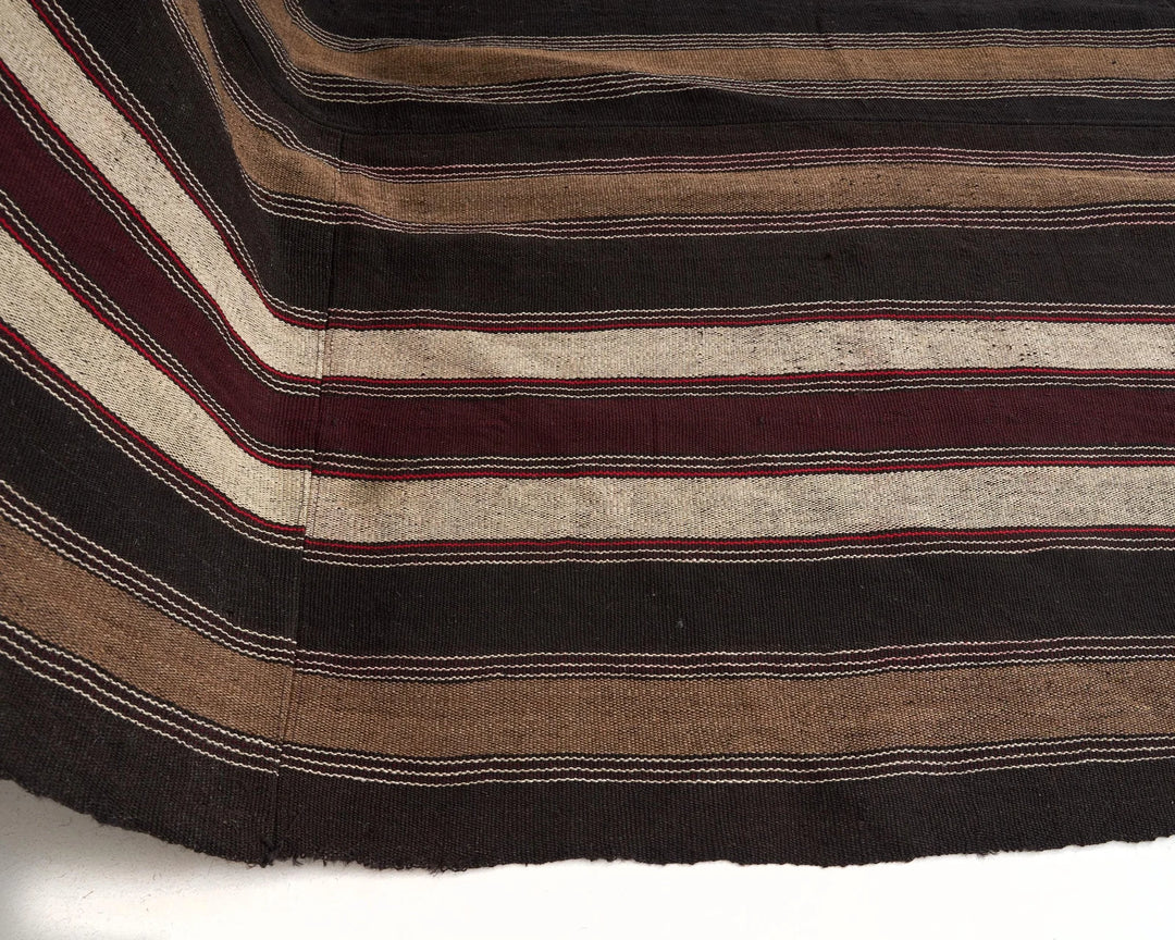 Multicolor Turkish Kilim Rug 9' 2" x 13' Flat-Weave | No. VR93927