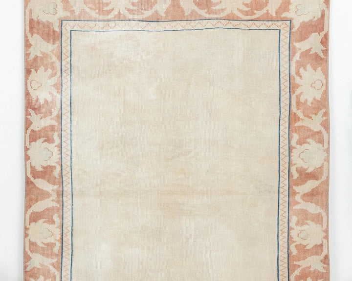 Multicolor Turkish Oushak Rug 4' x 5' 5" Hand-Knotted | No. VR93995