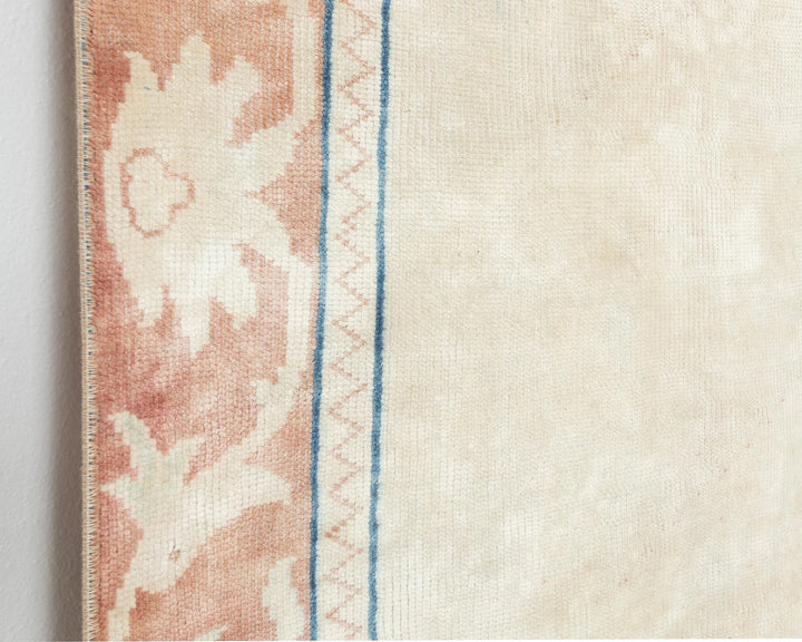 Multicolor Turkish Oushak Rug 4' x 5' 5" Hand-Knotted | No. VR93995