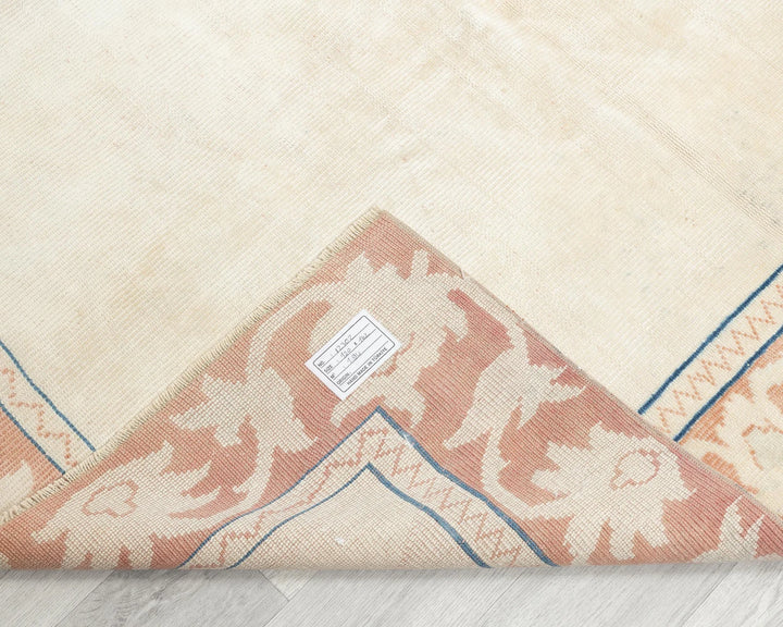 Multicolor Turkish Oushak Rug 4' x 5' 5" Hand-Knotted | No. VR93995
