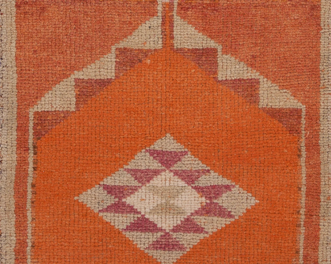 Multicolor Turkish Oushak Rug 3' x 10' 10" Hand-Knotted | No. VR94041