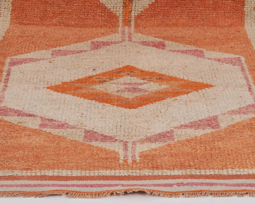 Multicolor Turkish Oushak Rug 3' x 10' 10" Hand-Knotted | No. VR94041