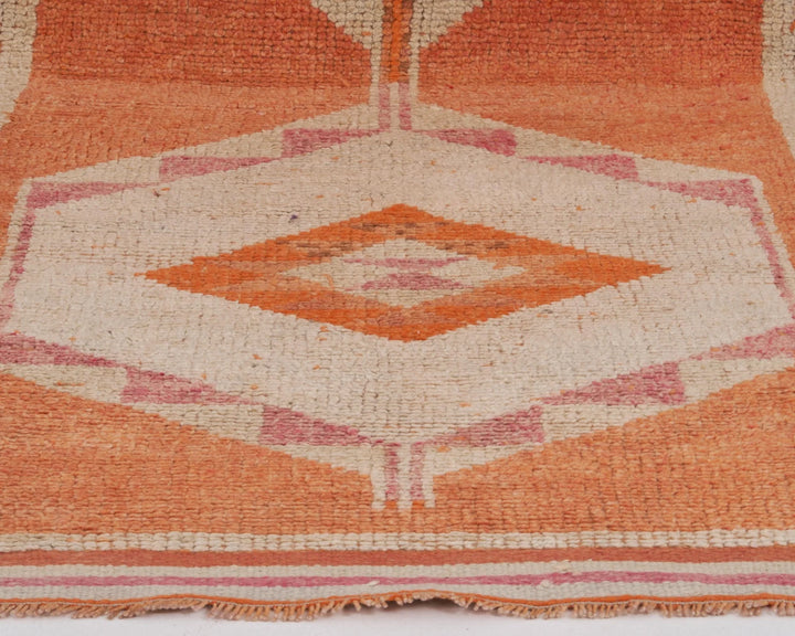 Multicolor Turkish Oushak Rug 3' x 10' 10" Hand-Knotted | No. VR94041