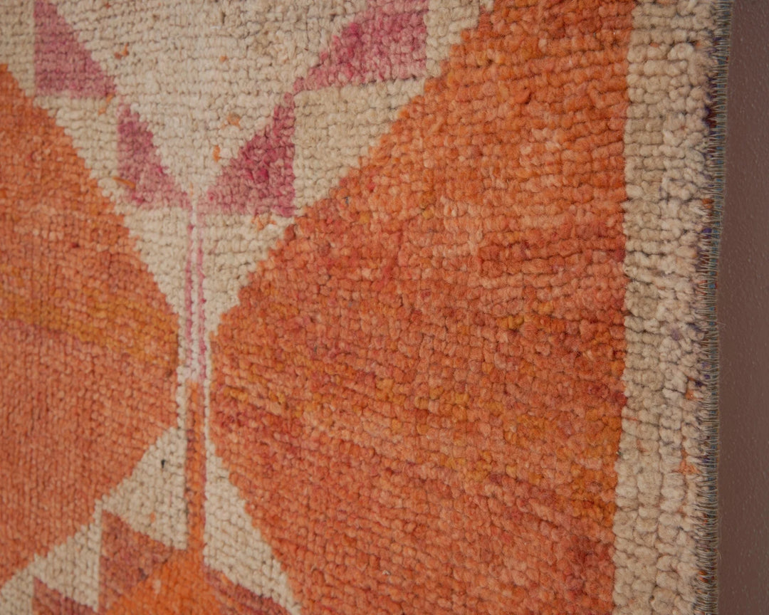 Multicolor Turkish Oushak Rug 3' x 10' 10" Hand-Knotted | No. VR94041