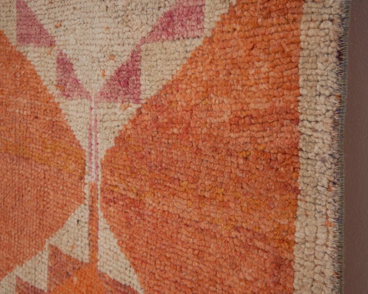 Multicolor Turkish Oushak Rug 3' x 10' 10" Hand-Knotted | No. VR94041