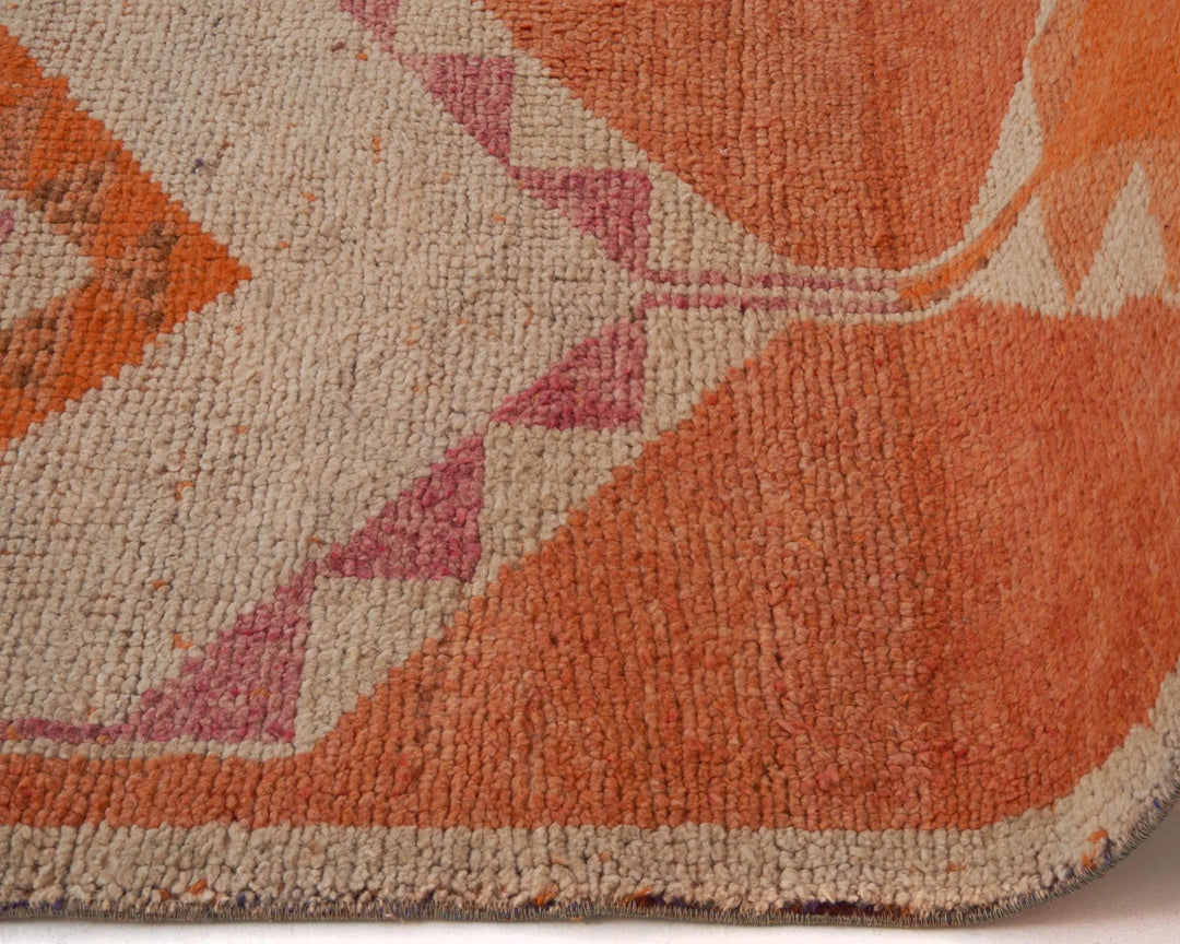 Multicolor Turkish Oushak Rug 3' x 10' 10" Hand-Knotted | No. VR94041