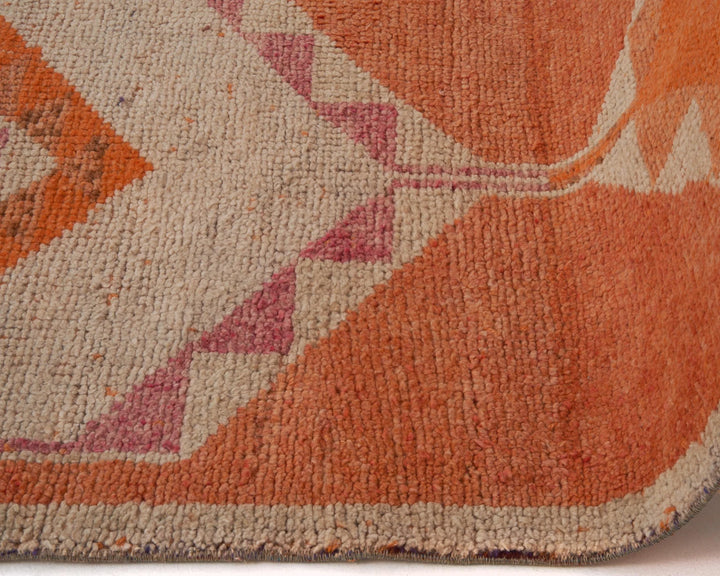 Multicolor Turkish Oushak Rug 3' x 10' 10" Hand-Knotted | No. VR94041