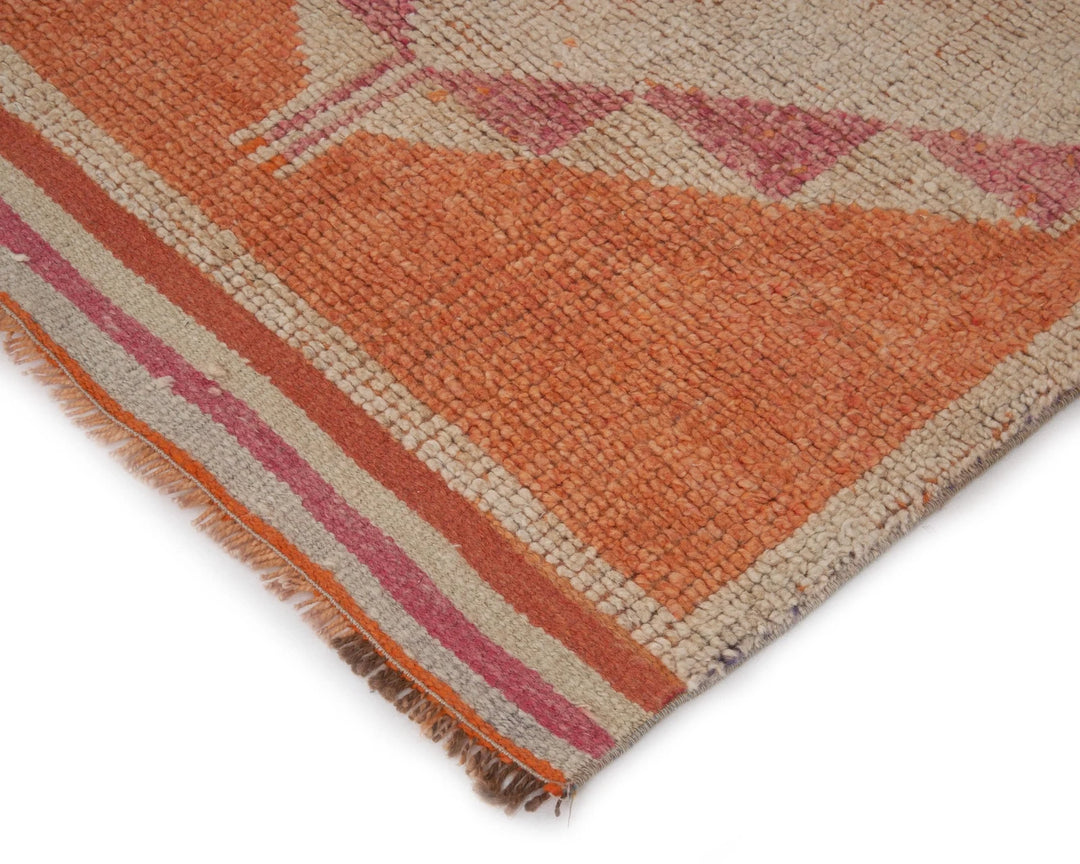 Multicolor Turkish Oushak Rug 3' x 10' 10" Hand-Knotted | No. VR94041