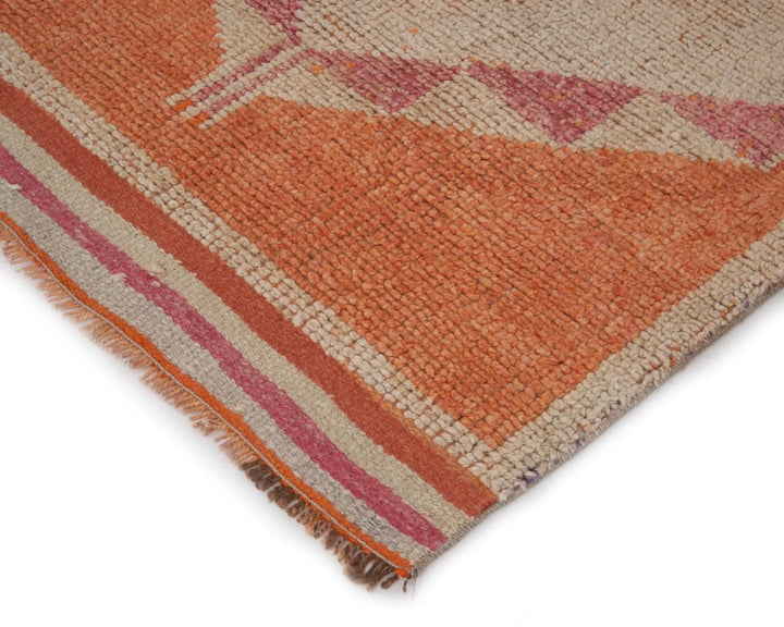 Multicolor Turkish Oushak Rug 3' x 10' 10" Hand-Knotted | No. VR94041