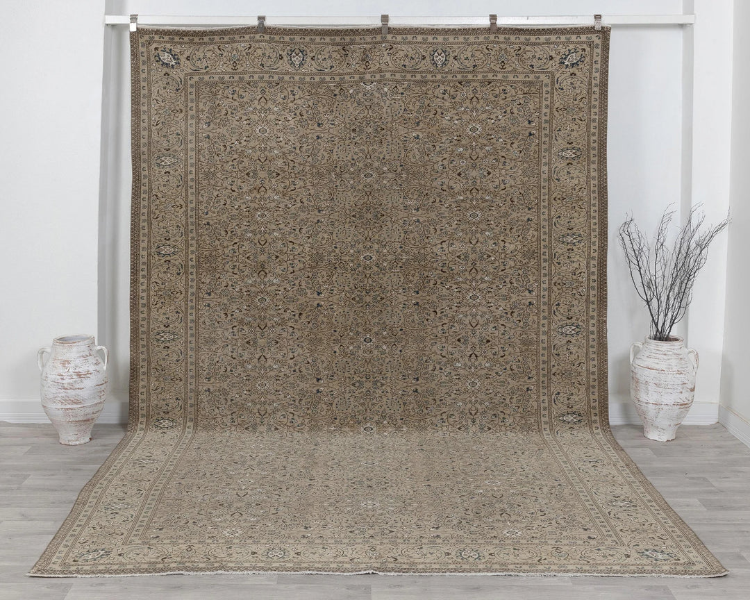 Multicolor Turkish Oushak Rug 8' 1" x 11' 8" Hand-Knotted | No. VR94244