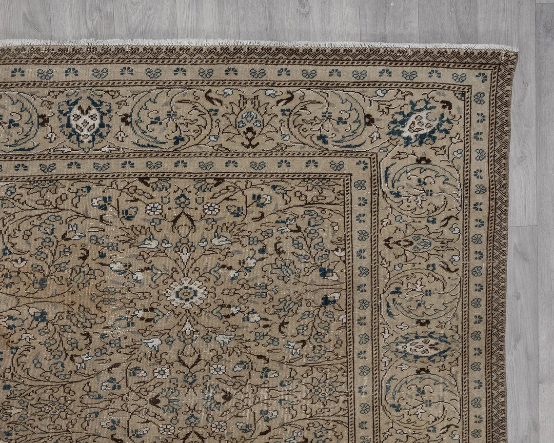 Multicolor Turkish Oushak Rug 8' 1" x 11' 8" Hand-Knotted | No. VR94244