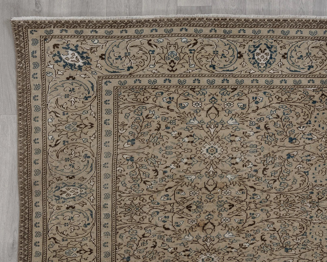Multicolor Turkish Oushak Rug 8' 1" x 11' 8" Hand-Knotted | No. VR94244