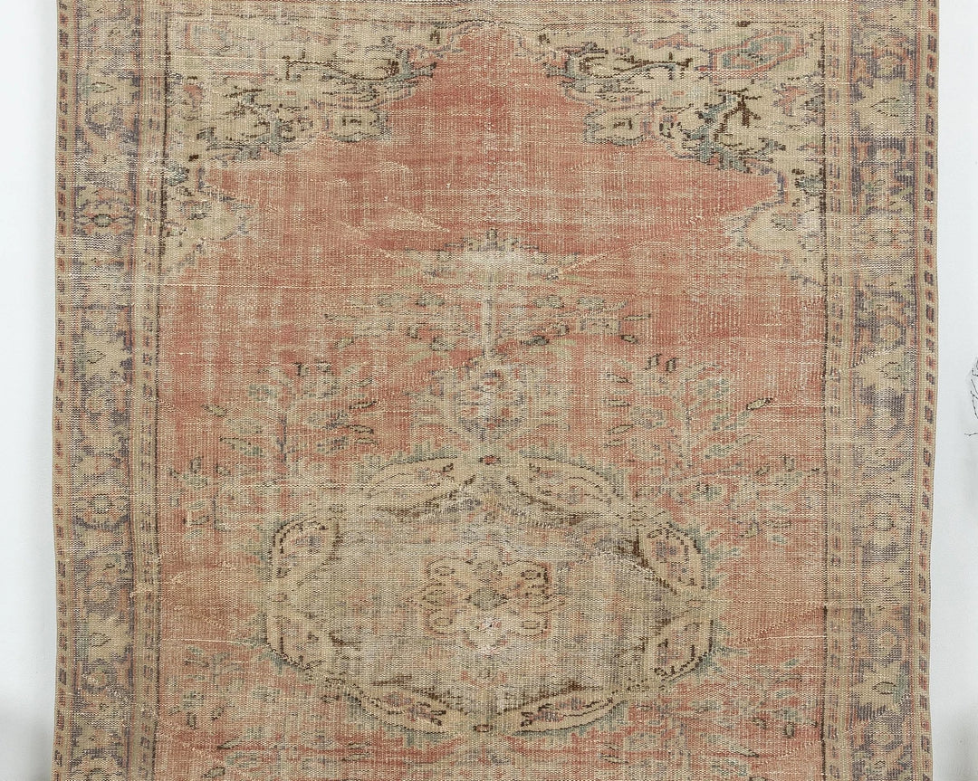 Multicolor Turkish Oushak Rug 6' x 9' 4" Hand-Knotted | No. VR94483