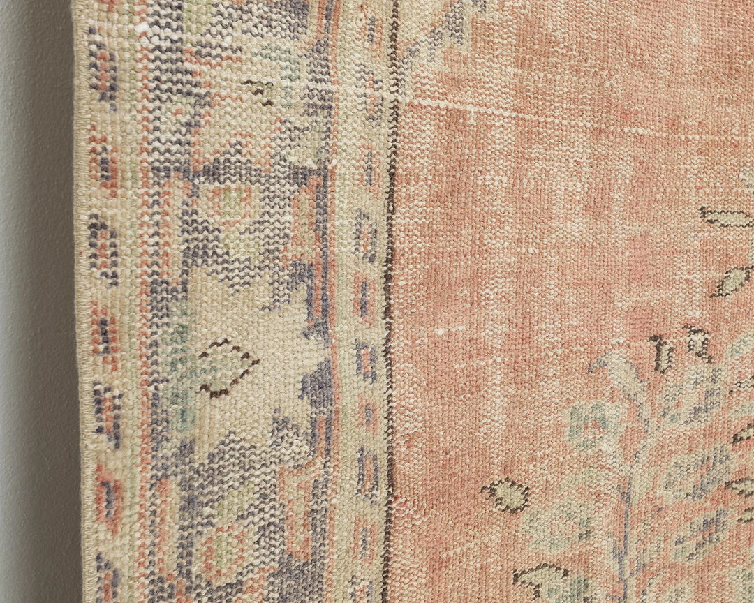 Multicolor Turkish Oushak Rug 6' x 9' 4" Hand-Knotted | No. VR94483