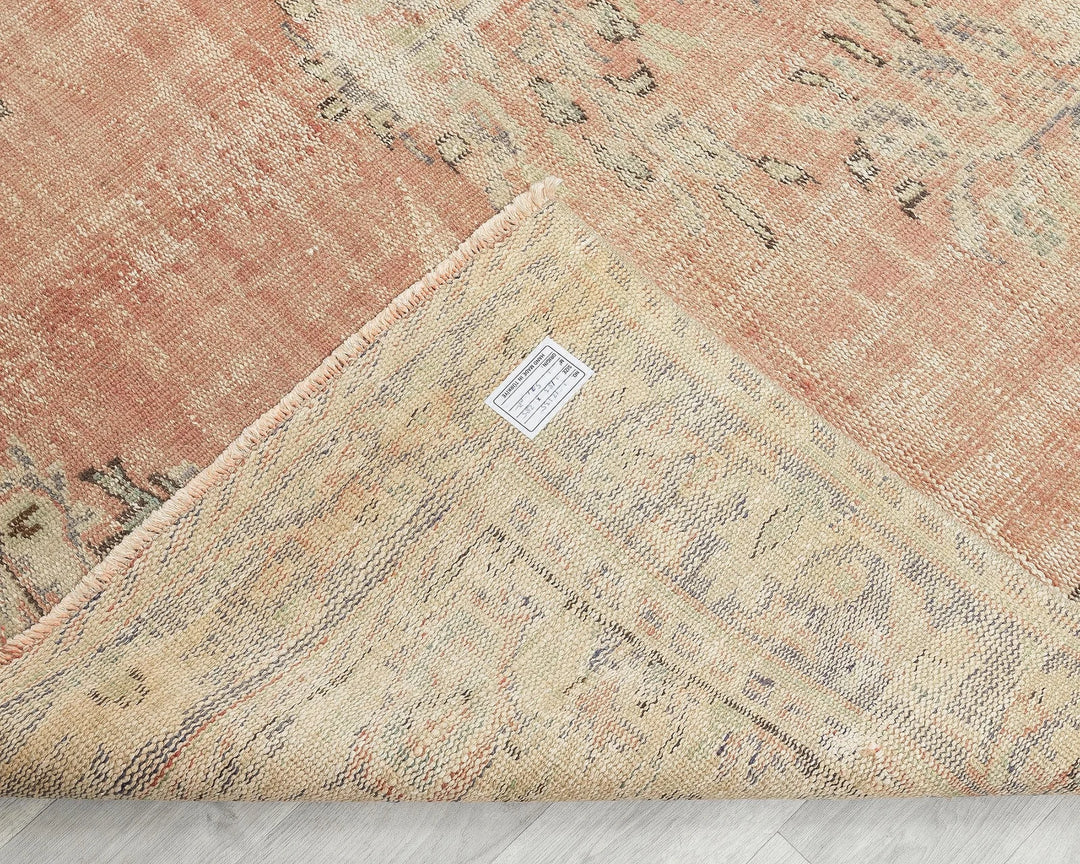 Multicolor Turkish Oushak Rug 6' x 9' 4" Hand-Knotted | No. VR94483