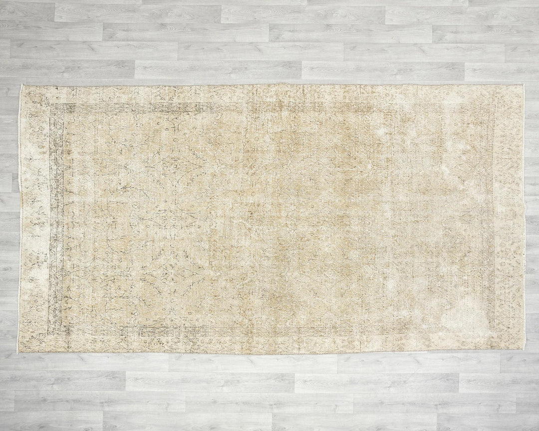 Multicolor Turkish Oushak Rug 5' 8" x 9' 11" Hand-Knotted | No. VR94545